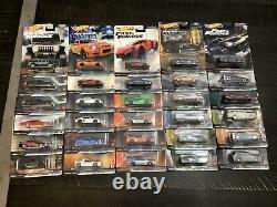 Hot Wheels Lot Of 30 Premium Fast & Furious Cars Some VHTF Nissan Porsche Acura