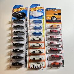 Hot Wheels Matchbox Porsche 911 GT3 718 Cayman Red Coupe Clip Mixed Lot Of 23