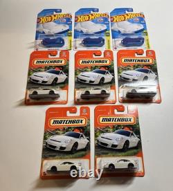Hot Wheels Matchbox Porsche 911 GT3 718 Cayman Red Coupe Clip Mixed Lot Of 23