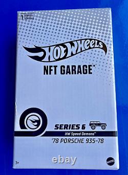 Hot Wheels NFTG Garage Series 6 Speed Demons'78 Porsche 935-78