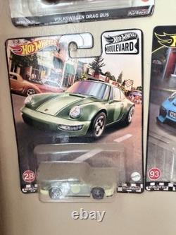 Hot Wheels PORSCHE 959 1986 Deutschland Design With Various Other Porsche