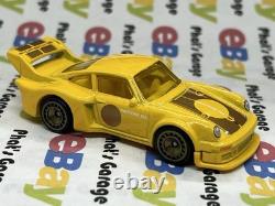 Hot Wheels Pantone Yellow Porsche 934/5 Test Run Prototype with Real Riders CHASE