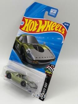 Hot Wheels Porsche 904 Carrera GTS ERROR NO TAMPO RARE Exclusive With Case