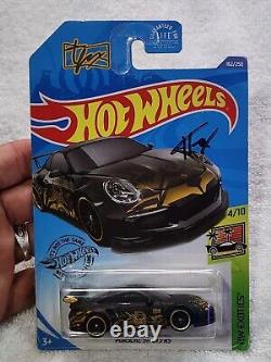 Hot Wheels Porsche 911 GT3 RS #162 Black HW Exotics Signed By Tanner Fox RARE-2