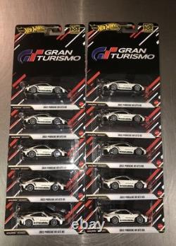 Hot Wheels Premium Gran Turismo Pop Culture 2022 Porsche 911 Gt3 Rs Lot Of 10