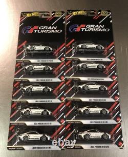 Hot Wheels Premium Gran Turismo Pop Culture 2022 Porsche 911 Gt3 Rs Lot Of 10