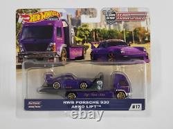 Hot Wheels RWB Porsche 930 Aero Lift Team Transport -new -sealed -mint