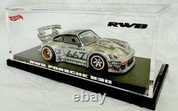 Hot Wheels RWB Porsche 930 Chrome Coast Cycle #667 Zamac Mirror Custom Case 164