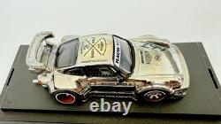 Hot Wheels RWB Porsche 930 Chrome Zamac Mirror Custom #667 WithAcrylic Case