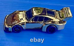 Hot Wheels Super Treasure Hunt Porsche 935 Chrome Pearl Gold Real Riders