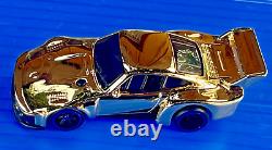 Hot Wheels Super Treasure Hunt Porsche 935 Chrome Pearl Gold Real Riders