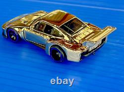 Hot Wheels Super Treasure Hunt Porsche 935 Chrome Pearl Gold Real Riders