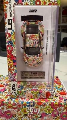 INNO64 1/64 Porsche 997 LBWK Diecast Jaden. C Sunflowers Special Edition