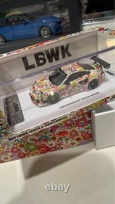 INNO64 1/64 Porsche 997 LBWK Diecast Jaden. C Sunflowers Special Edition