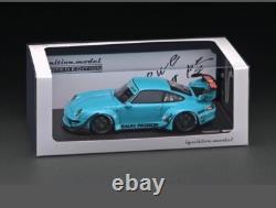 Ignition Model 1/18 RWB 993 RAUH PASSION Light Blue China Special Edition