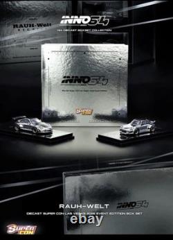 Inno64 Chrome Porsche 2pc Box Set Supercon 2026 Las Vegas