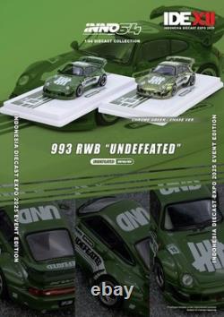 Inno64 Dpls Porsche 993 & 964 Rwb Undefeated Indonesia Expo (ide) 2025 Set Of 2