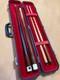 Ishigaki Cue 2Set Martini Porsche Special Edition? Checker Ring With Case Rare