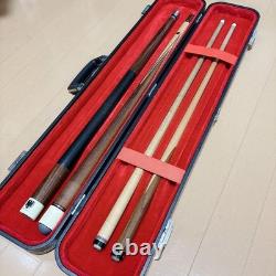 Ishigaki Cue 2Set Martini Porsche Special Edition? Checker Ring With Case Rare