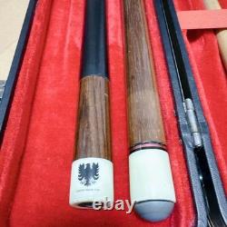 Ishigaki Cue 2Set Martini Porsche Special Edition? Checker Ring With Case Rare
