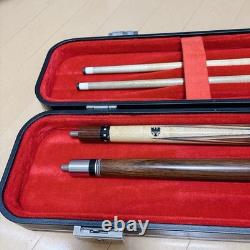 Ishigaki Cue 2Set Martini Porsche Special Edition? Checker Ring With Case Rare