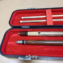 Ishigaki Cue 2Set Martini Porsche Special Edition? Checker Ring With Case Rare