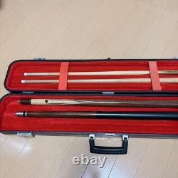 Ishigaki Cue 2Set Martini Porsche Special Edition? Checker Ring With Case Rare