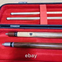 Ishigaki Cue 2Set Martini Porsche Special Edition? Checker Ring With Case Rare
