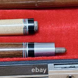 Ishigaki Cue 2Set Martini Porsche Special Edition? Checker Ring With Case Rare