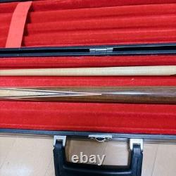 Ishigaki Cue 2Set Martini Porsche Special Edition? Checker Ring With Case Rare