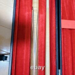 Ishigaki Cue 2Set Martini Porsche Special Edition? Checker Ring With Case Rare
