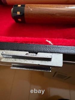 Ishigaki Cue 2Set Martini Porsche Special Edition? Checker Ring With Case Rare