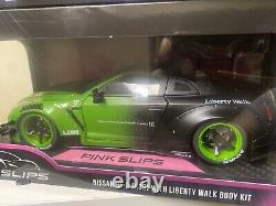 Jada Toys Nissan GT-R (R35) &Liberty Walk Body Kit & Porsche Rauh Welt Begriff