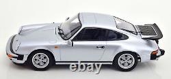 KK Scale Porsche 911 Carrera 3.2 Coupe 1988 G Series Silver Birthday Ed 118