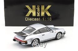 KK Scale Porsche 911 Carrera 3.2 Coupe 1988 G Series Silver Birthday Ed 118