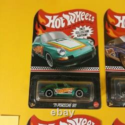 LOT 4 PCS Hot Wheels PORSCHE 356 911 993 HW 2021-2024 Collector Edition Mail In