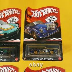 LOT 4 PCS Hot Wheels PORSCHE 356 911 993 HW 2021-2024 Collector Edition Mail In