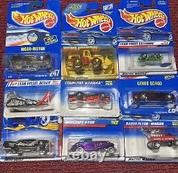 Lot Of 64 Hot Wheels BRAND NEW SEALED fantasy car ASSORTED SERIES Some Rare 1'S