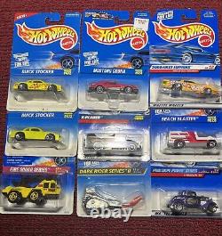 Lot Of 64 Hot Wheels BRAND NEW SEALED fantasy car ASSORTED SERIES Some Rare 1'S