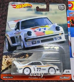 Lot of 10 Hot Wheels Porsche 935 Track Days Flying Customs, Red Edition, 934.5