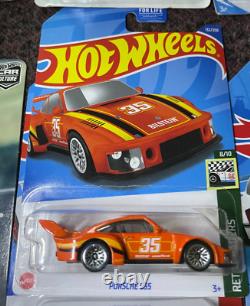 Lot of 10 Hot Wheels Porsche 935 Track Days Flying Customs, Red Edition, 934.5