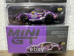 MINI GT 1/64 Porsche 911 GT3 R #27 Macau Grand Prix Purple HubAuto Racing 793