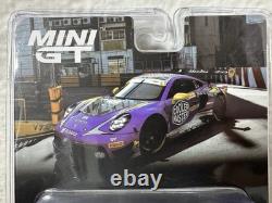 MINI GT 1/64 Porsche 911 GT3 R #27 Macau Grand Prix Purple HubAuto Racing 793