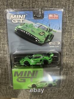 MINI GT 164 Porsche 911 GT3 R #80 GTD AO Racing 2023 Sebring REXY #713 Mijo