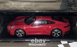 MINICHAMPS 118 Porsche 911 Carrera 4S Coupe 2019 Red #1 of 600