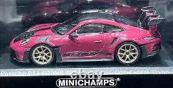 MINICHAMPS 143 2024 Porsche 911 (992) GT3 RS Weissach Rubystar Gold Wheels