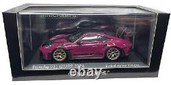 MINICHAMPS 143 2024 Porsche 911 (992) GT3 RS Weissach Rubystar Gold Wheels