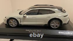 MINICHAMPS Porsche Taycan (CUV) Cross Tourismo Turbo S in Chalk 450 Pcs 1/18 New