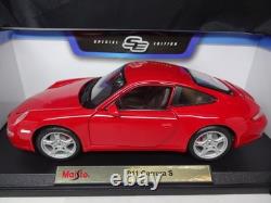 Maisto 1/18 Porsche 911 Carrera S Special Edition Diecast Car Opened