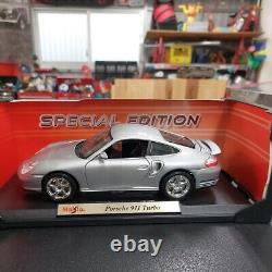 Maisto 1/18 special edition Porsche 996 late model 991 turbo diecast 965675